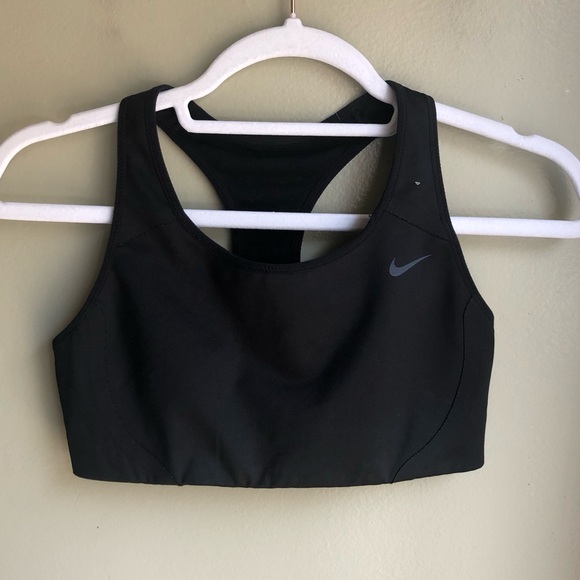 Nike Womens Dri-Fit High Support Yoga Sports Bra Black Size: S - Picture 1 of 15